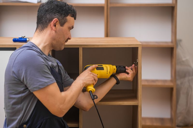Custom Bookcase Installation in Charlotte, NC