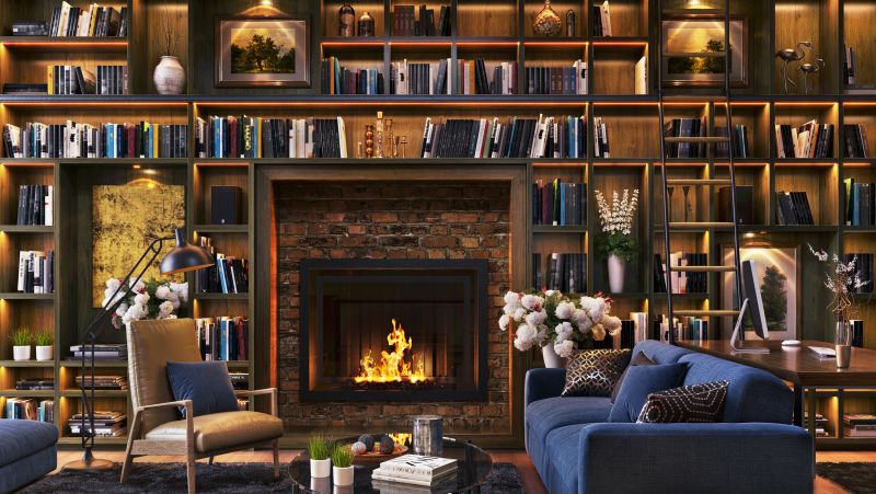 Fireplace Cabinet Installation in Fairfax, VA